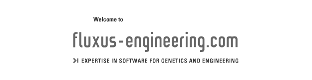 Welcome to www.fluxus-engineering.com. Expertise in software for genetics and engineering